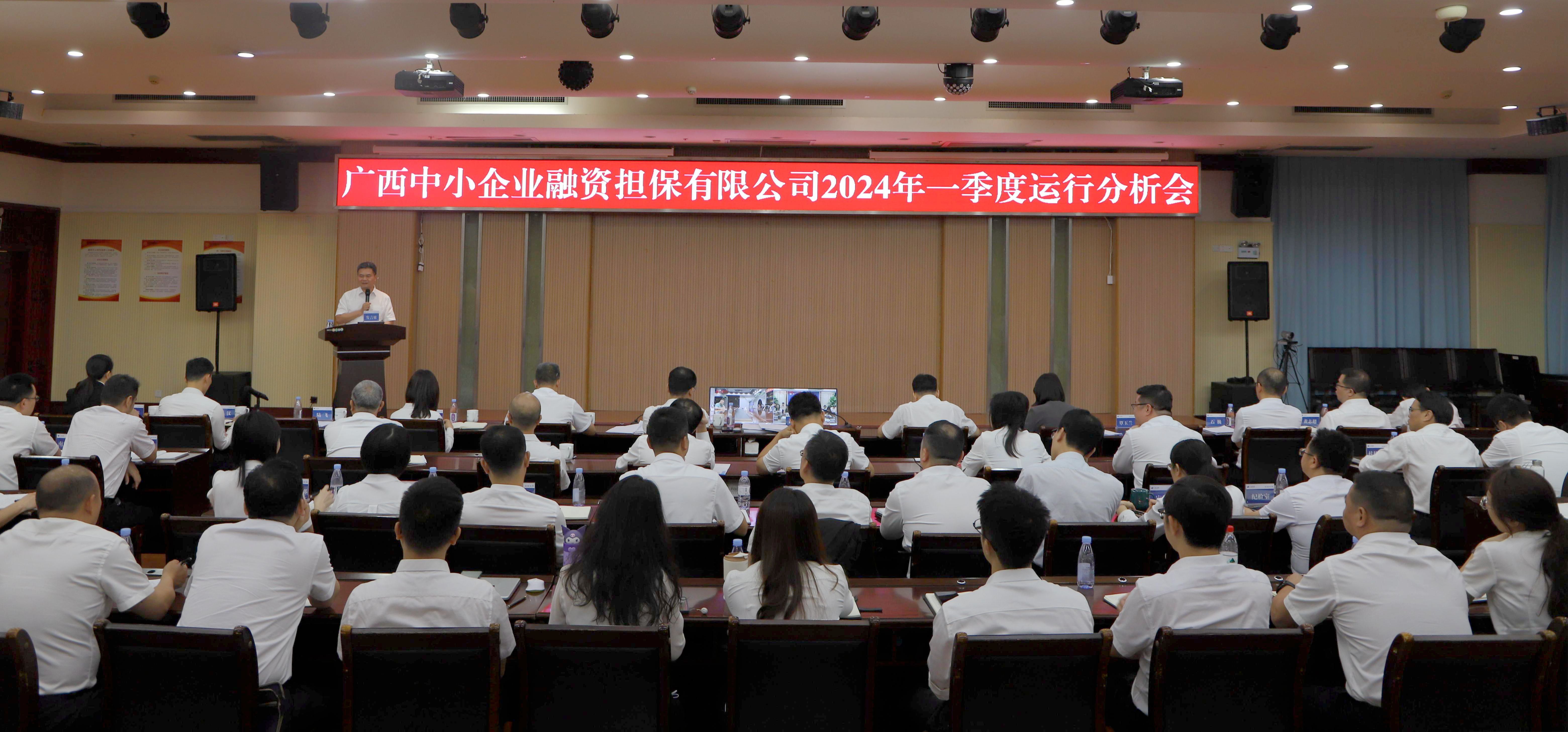 【落實(shí)落細(xì)落地，全力攻堅(jiān)“雙過半”】中小擔(dān)保召開2024年一季度運(yùn)行分析會